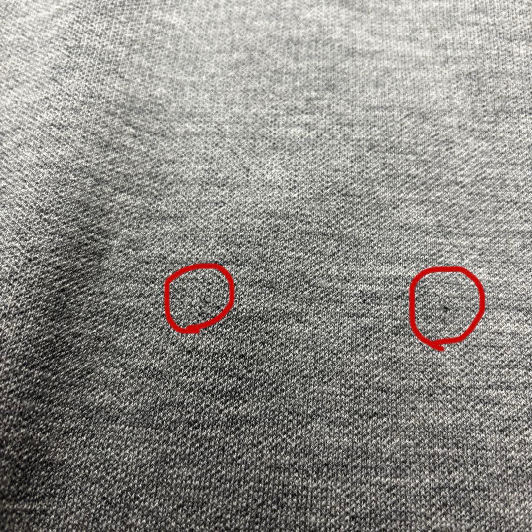 JOHN SMEDLEY イングランド製 グレー 前Vガゼットスウェットイギリス