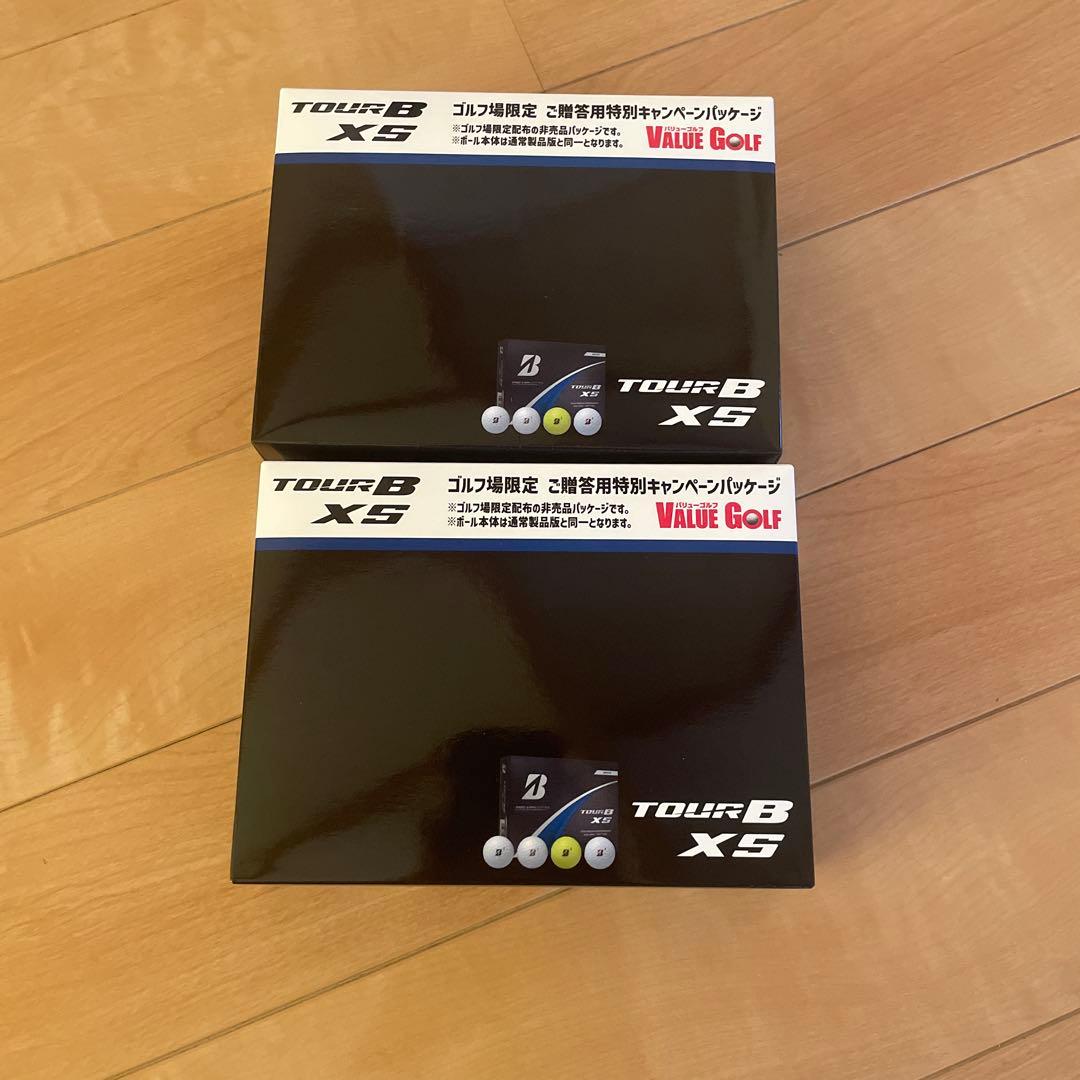 ブリヂストン 2025年新作TOUR B XS ゴルフボール 2ダース　ホワイト