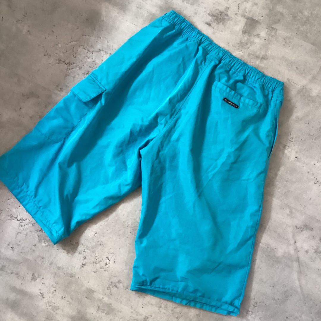 NIKE ナイキ　2way ジャージパンツ ハーフパンツ　ブルー　青