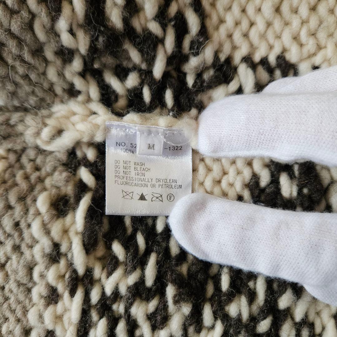 【RHC】美品 ロンハーマン カウチンニット 100%ウール イーグル Mサイズ