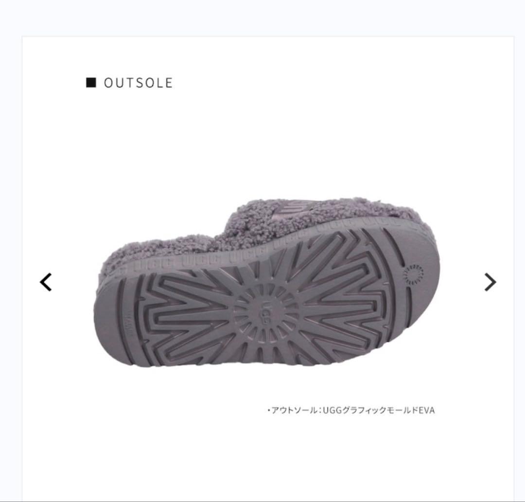 アグ 厚底サンダル レディース ムートンボア ugg FLUFFITA シェード