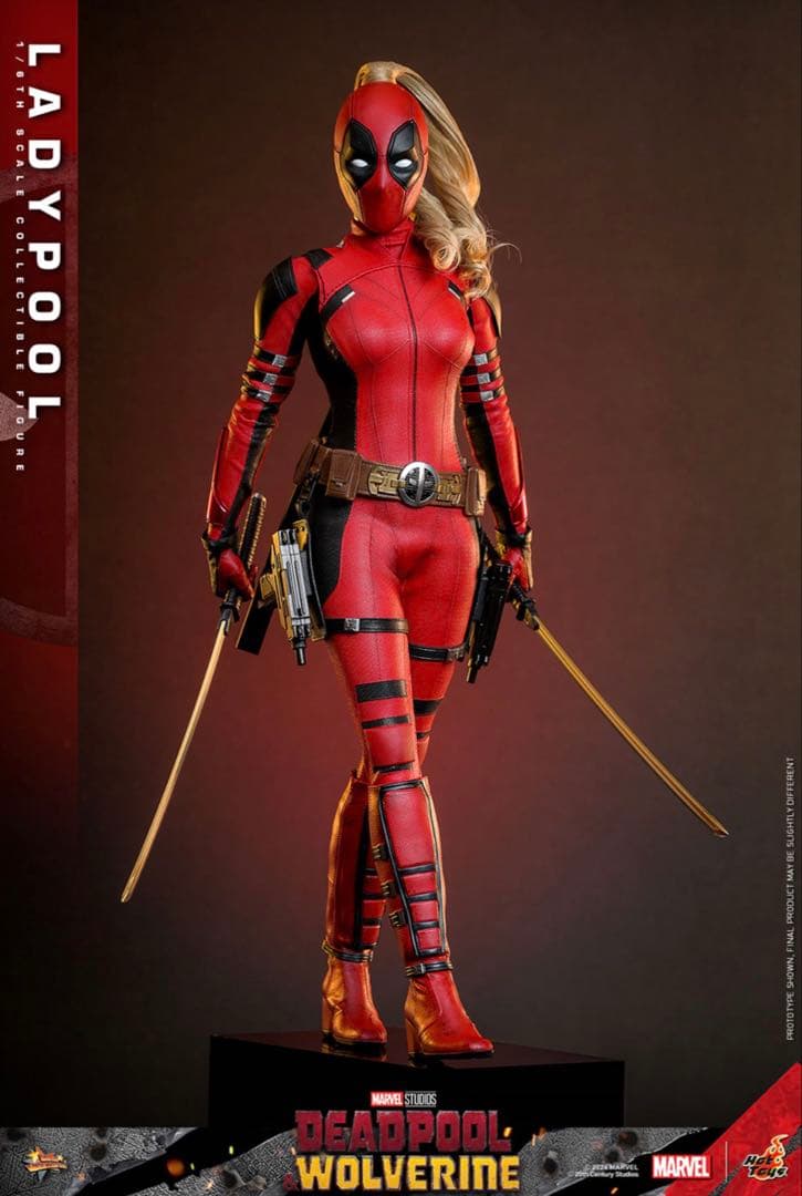 ホットトイズ HOT TOYS 1/6フィギュア レディ・デッドプール　未開封品