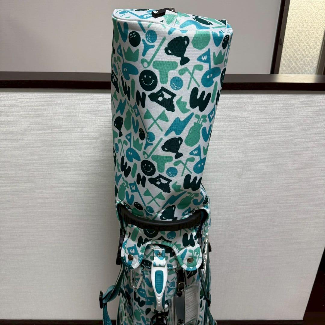 WINWIN GOLF ハッピーゴルフ スタンドキャディバッグ ミントグリーン