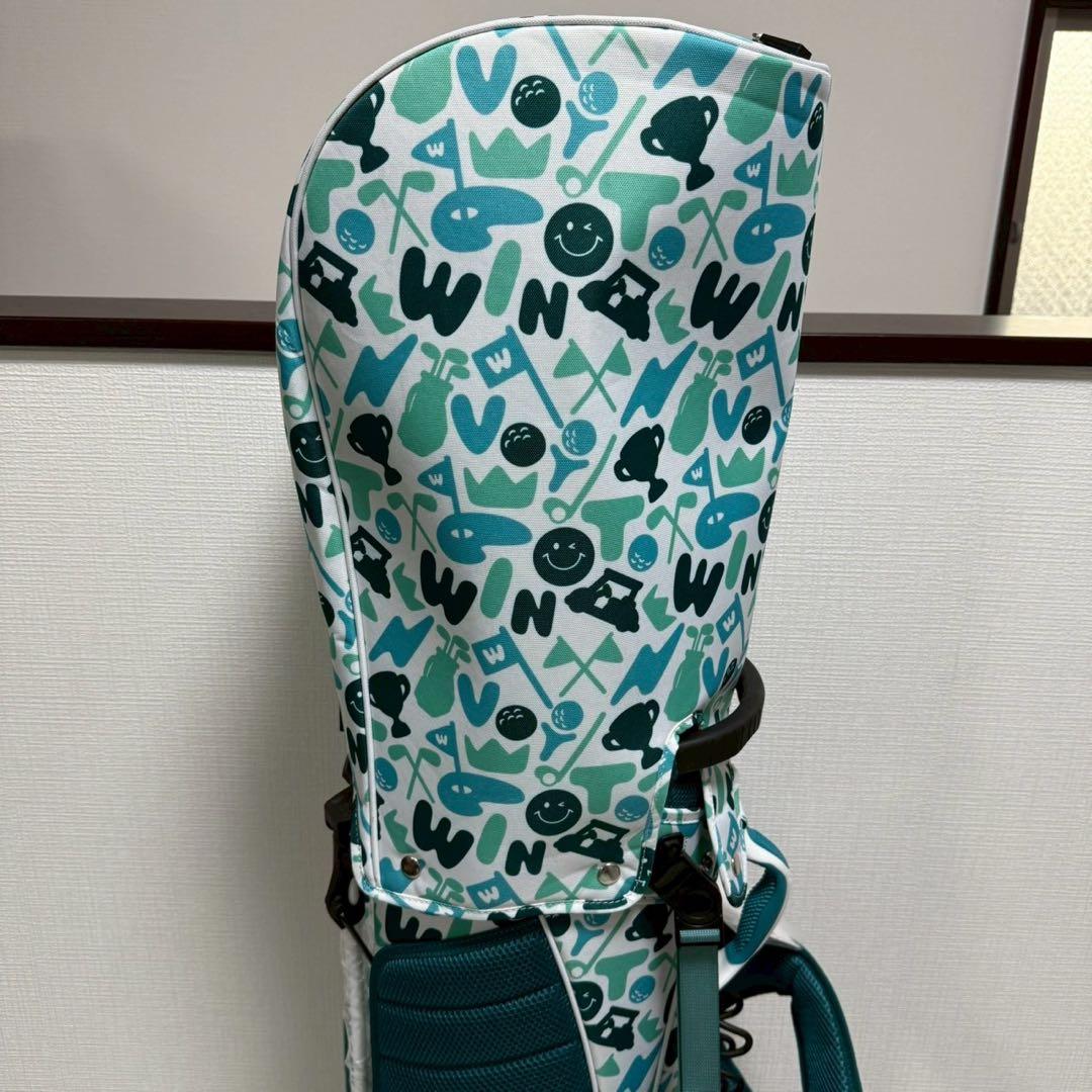 WINWIN GOLF ハッピーゴルフ スタンドキャディバッグ ミントグリーン