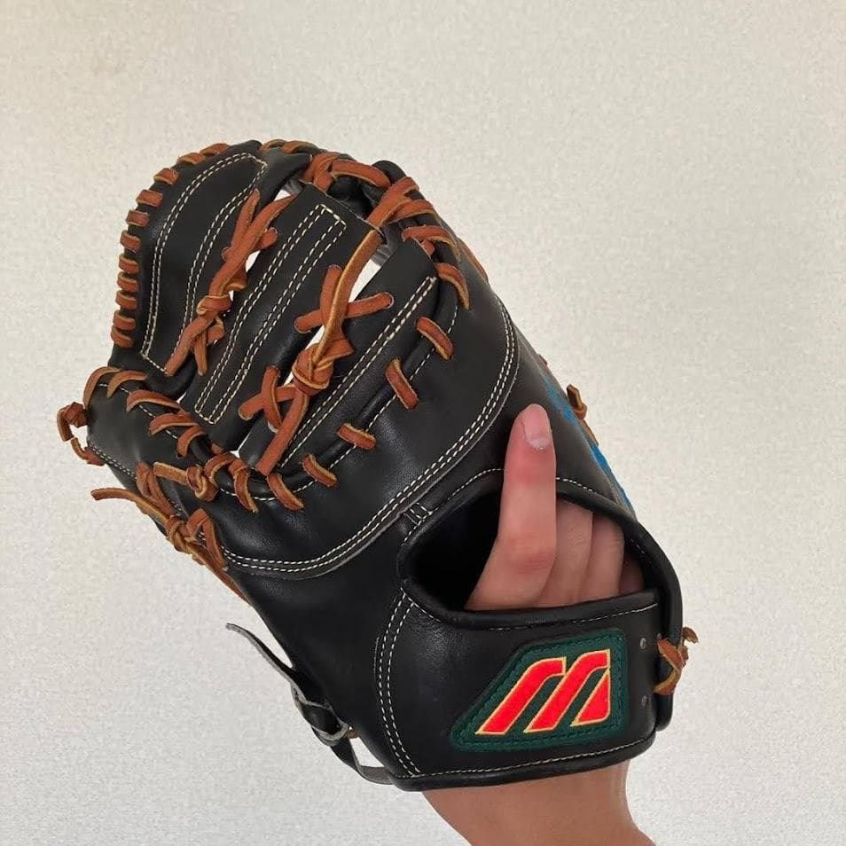 赤ビュー　軟式　ファーストミット　ミズノ　ビューリーグ　オーダー　一般　大人用