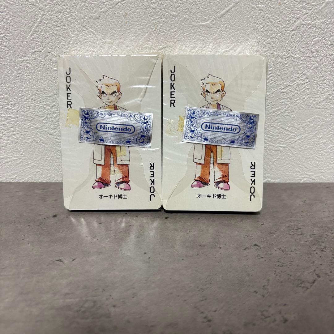 【初代】未開封品　ポケットモンスター トランプ　赤・緑　レア