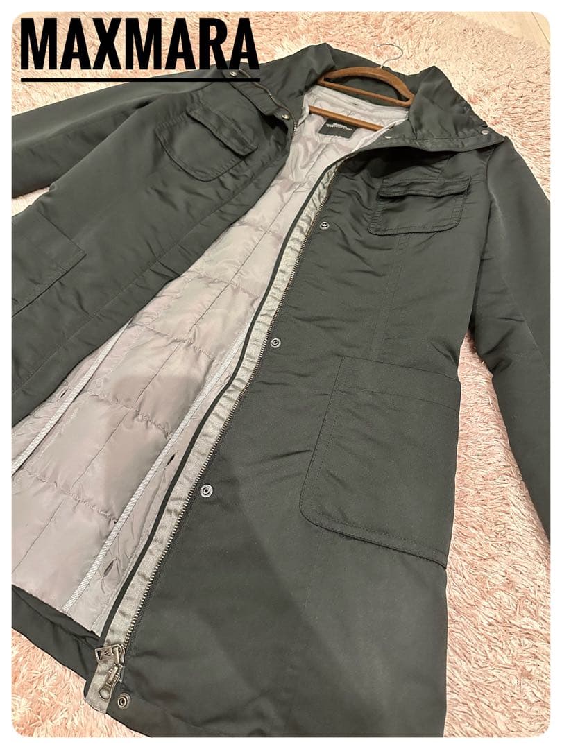 MaxMaraウィークエンドライン グレーコート モッズコート