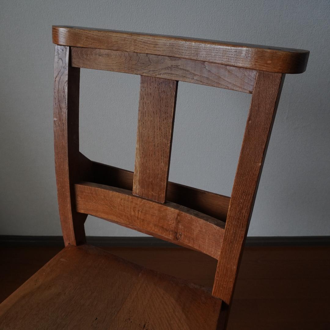 英国アンティーク木製チャペルチェア