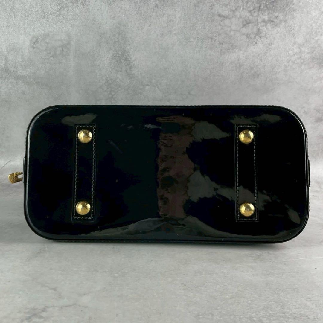 ルイヴィトン アルマPM ヴェルニ ハンドバッグ 廃番品 ブラック 極美品