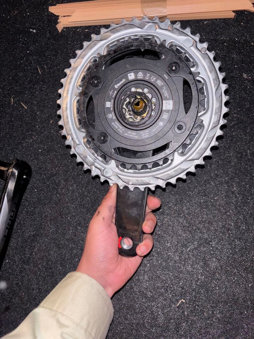 sram force axs パワーメータークランク　48-35 165mm