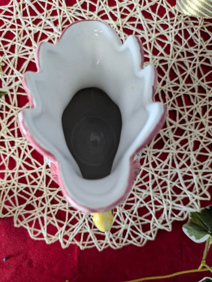 ニワトリピッチャーイタリアアンティーク幸せを守るといわれる一品プレゼントにも