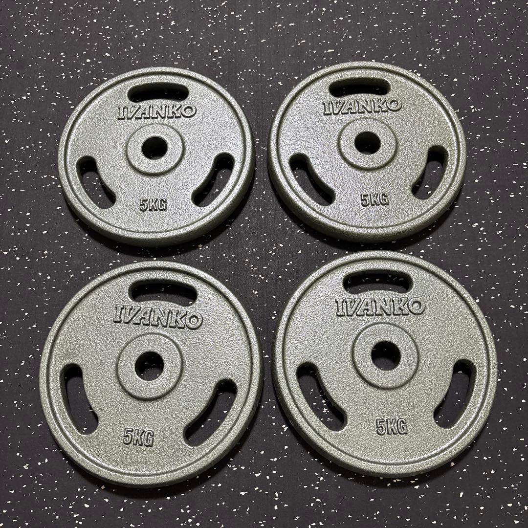 IVANKO ペイントEZグリッププレート 5kg 4枚セットΦ28mm ①