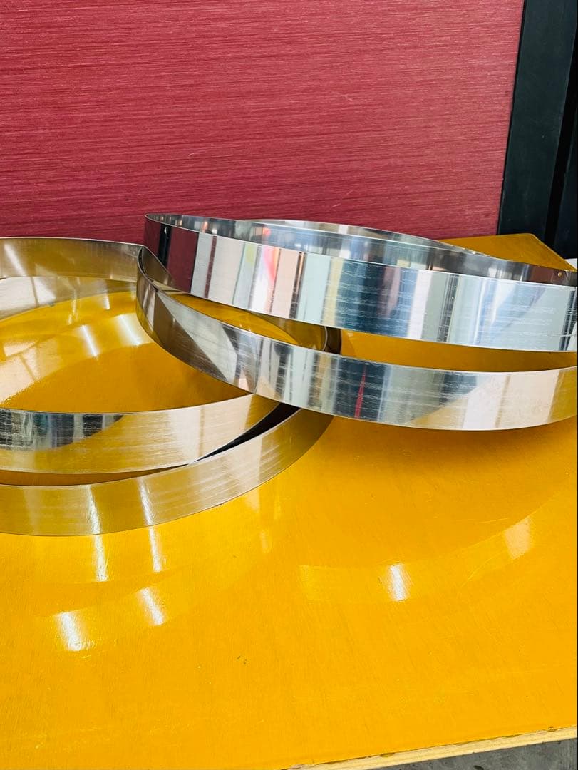 デコトラ★16インチ★1.5ミリ厚★ステンレス製★ホイールマーカーリング★2枚組