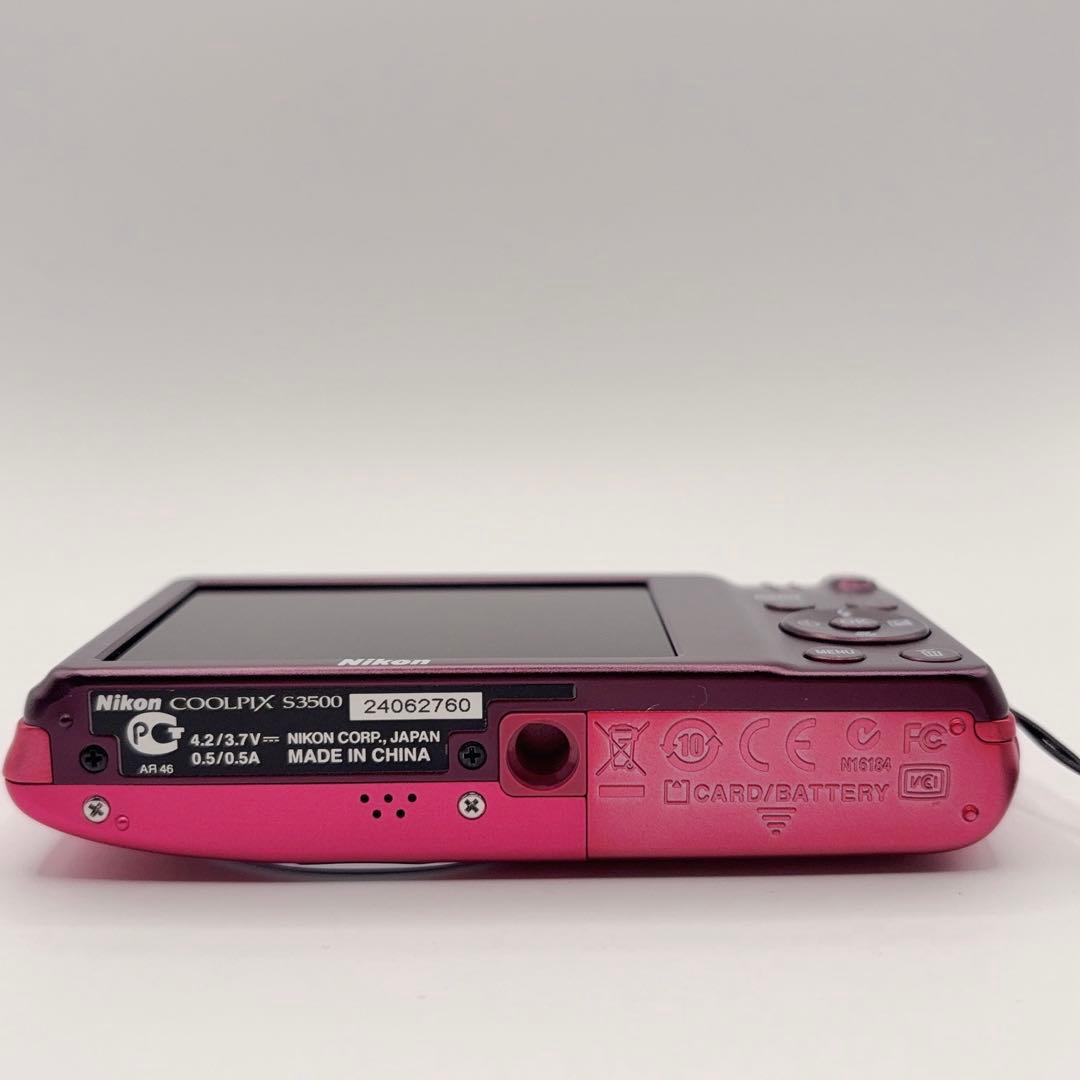 Nikon COOLPIX S3500 コンパクトデジタルカメラ ピンク