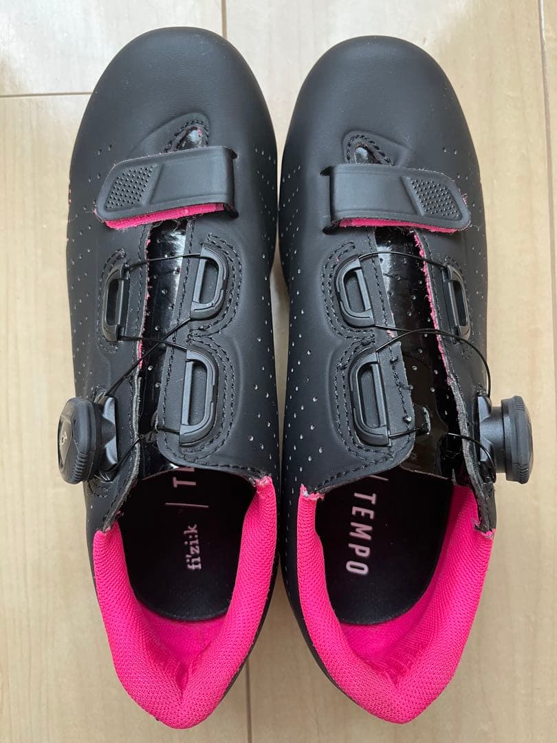 fizik フィジーク テンポ ブラックピンク サイクル シューズ 23cm 箱