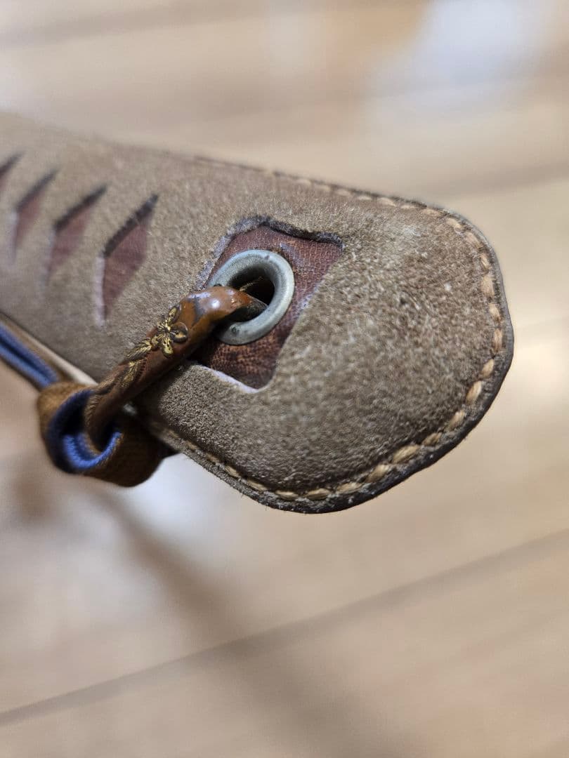 実物　最終値下げ　陸軍将校用軍刀拵えのみ　野戦用　刀身/つなぎ無し