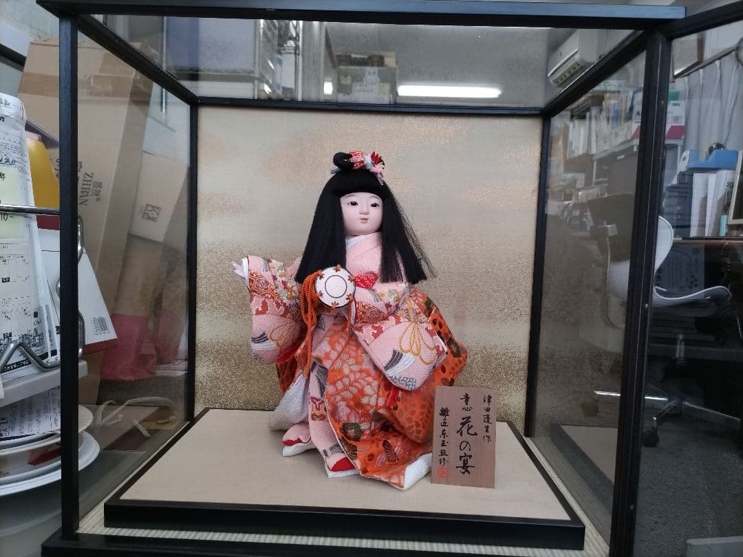 津田蓮生作 市松人形 花の宴