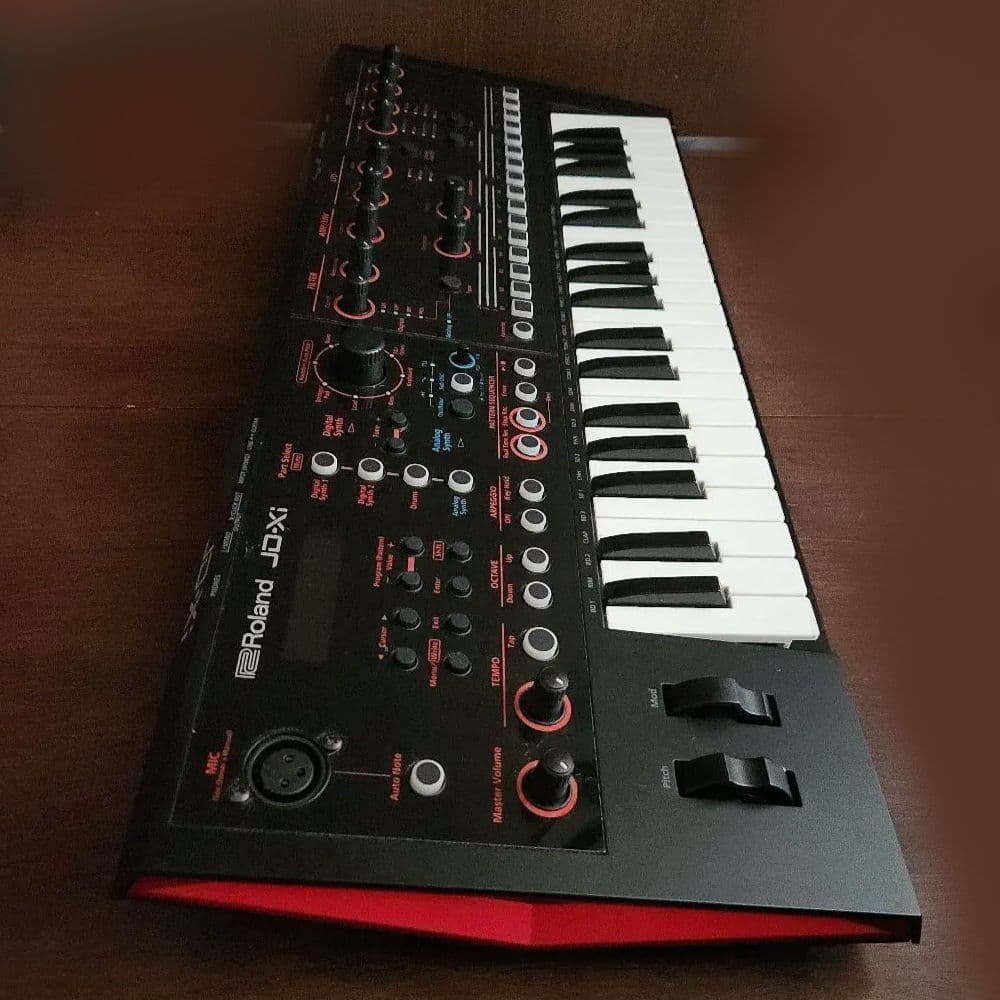 Roland JD-Xi シンセサイザー 37鍵❇️電源ケーブル・マイク・元箱付