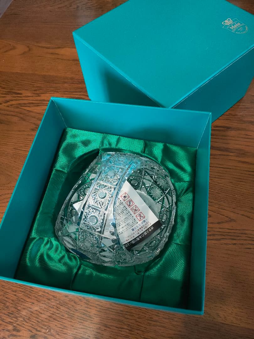 チェコスロバキア製・ボヘミアMaia・ハンドカット・クリスタルガラス