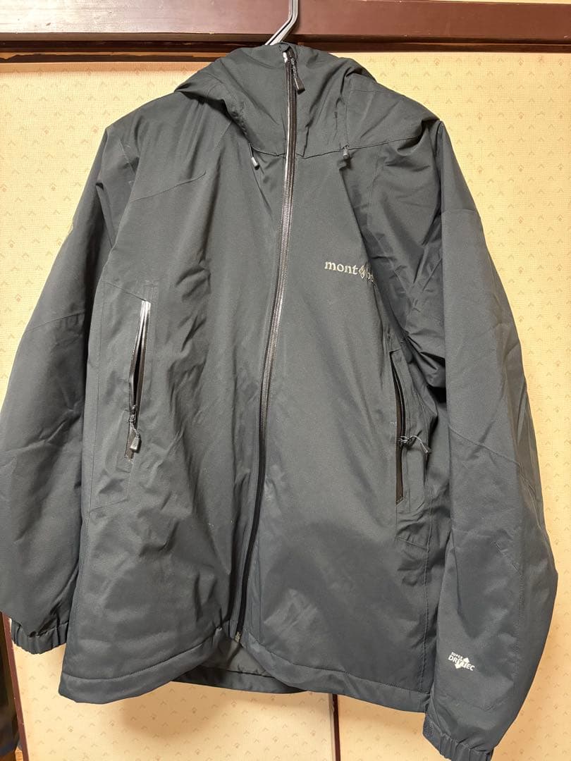 【美品】モンベルパウダーステップパーカ Men's 　高防水/保温/防寒