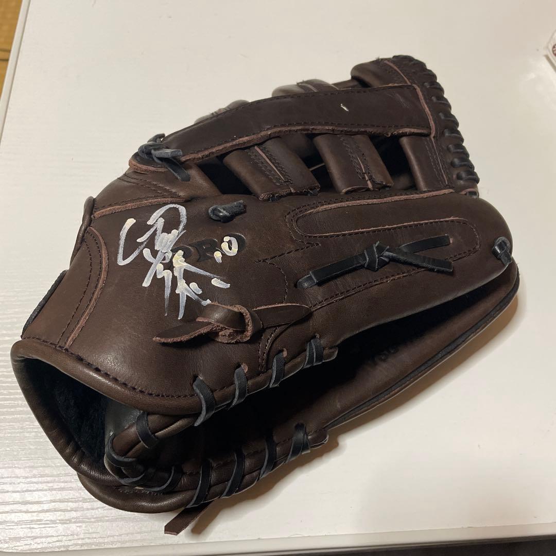SSK 硬式グローブ 金本知憲サイン入り