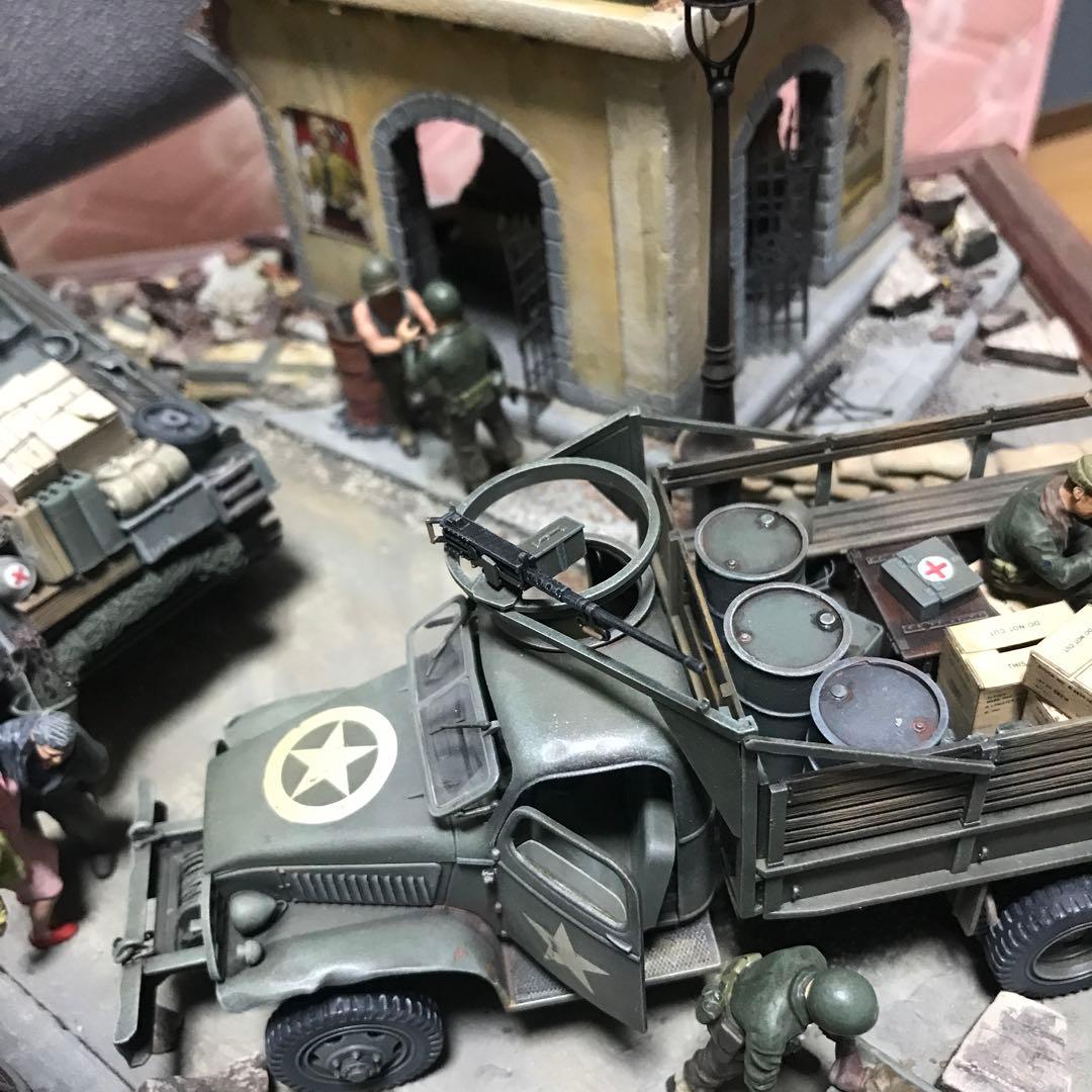 1/35 スケール 軍用トラック 戦車 ディオラマ