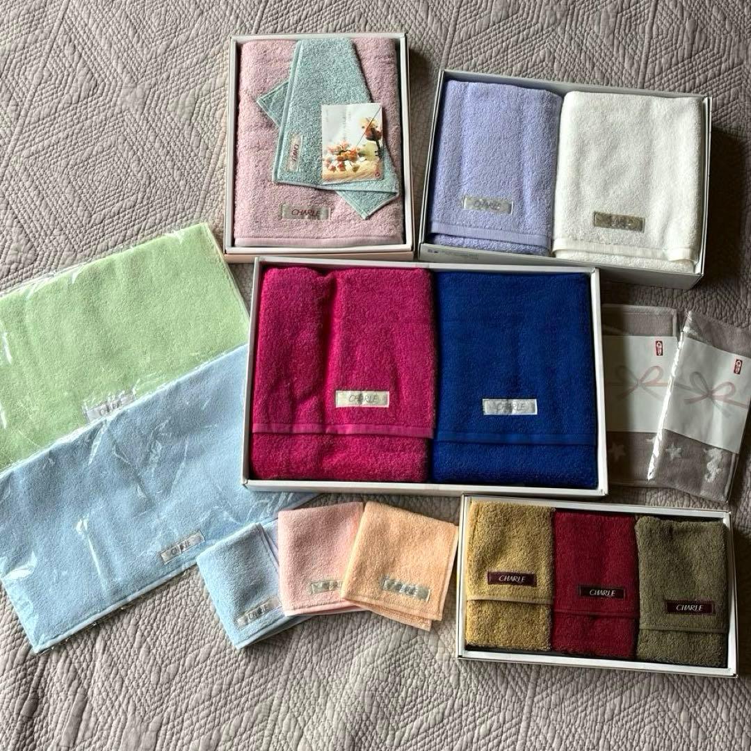 新品未使用 CHARLIE シャルレ タオルセット まとめ売り