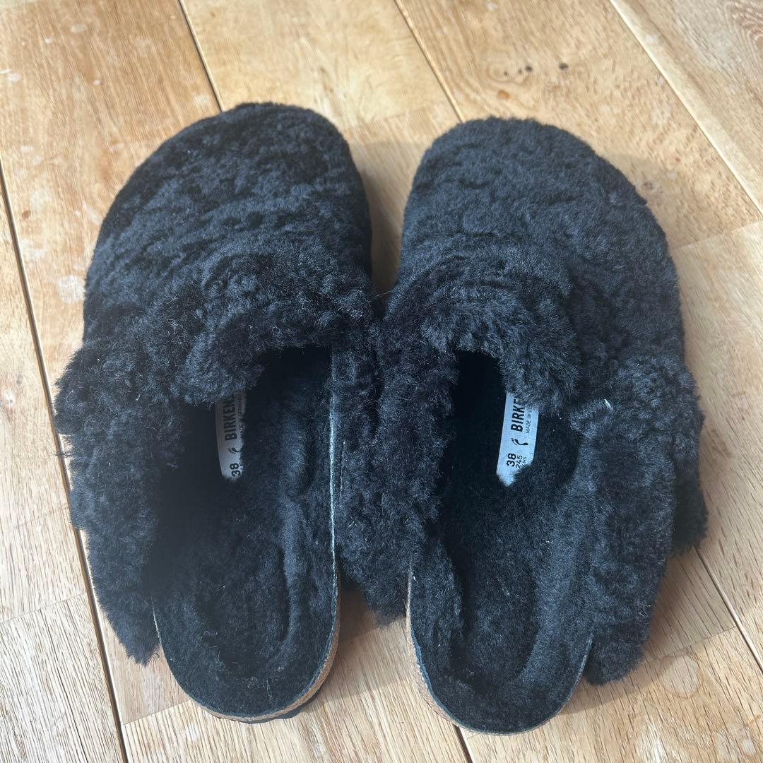 ビルケン ブラック ボストン テディベアBIRKENSTOK ボア