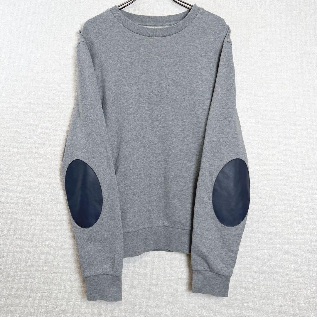 メゾンマルジェラ エルボーパッチ　トレーナー　スウェット　メンズ