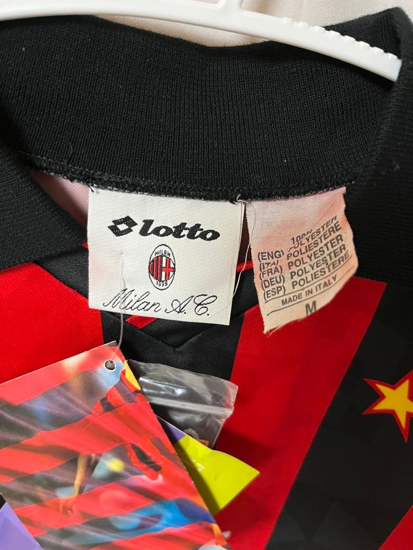 正規品AC ミラン 94／95ホーム長袖ユニフォーム