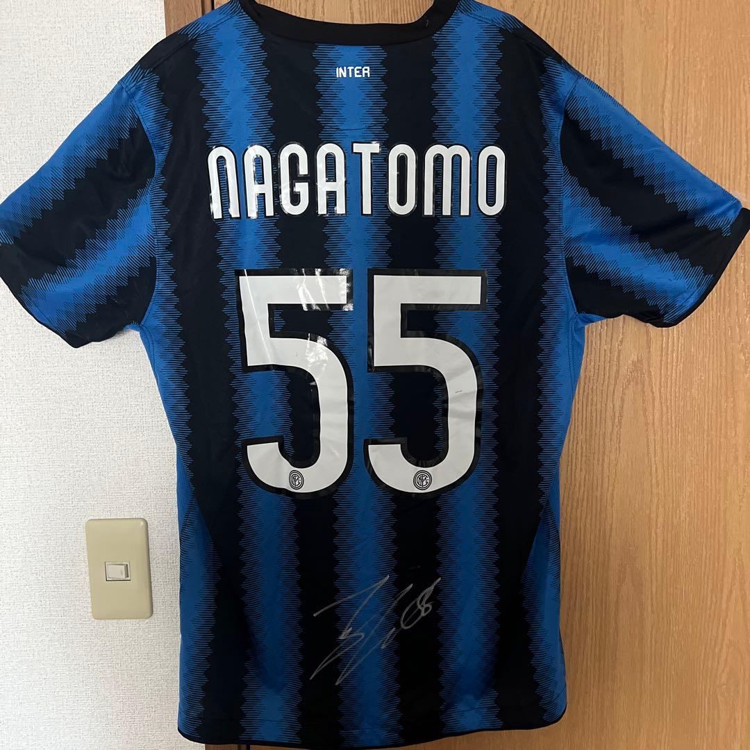 長友佑都 直筆サイン入りユニフォーム