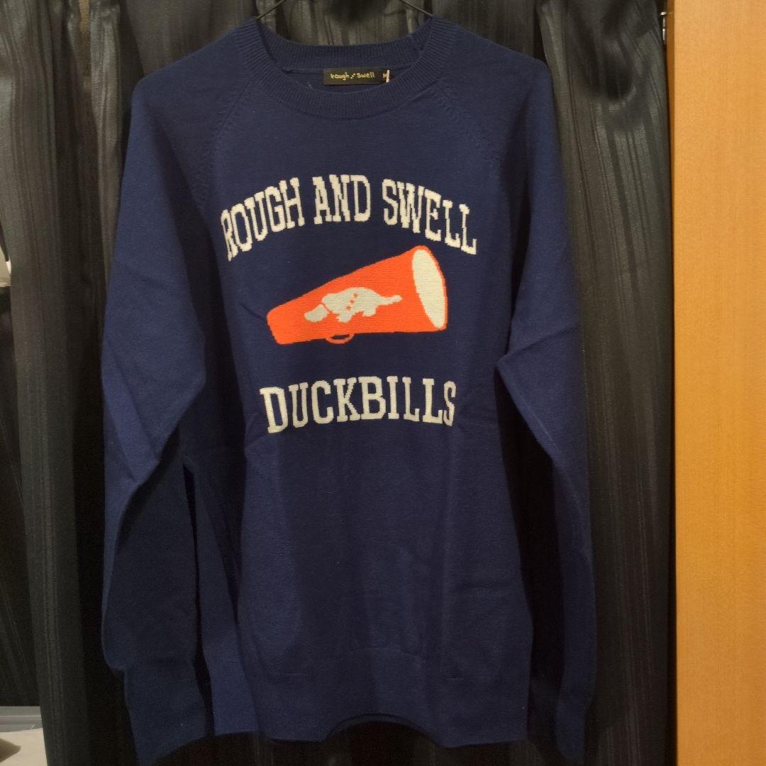 「新品」rough & swell Mサイズ セーター　ネイビー