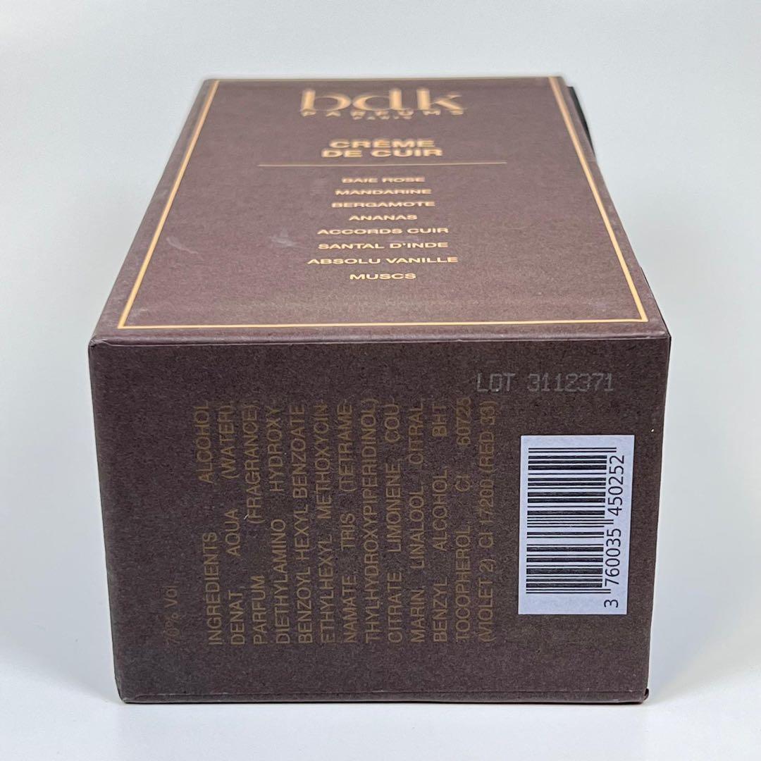 bdk クレームドゥキュイール　BDK-EDP フレグランス　100ml