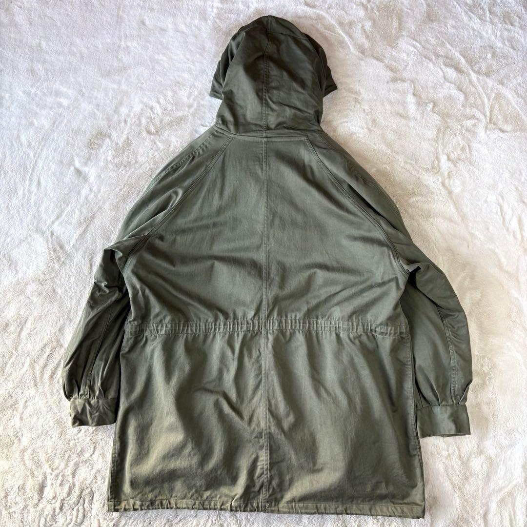 70s フランス軍　実物　XL モッズコート￼ ミリタリージャケット　M64 緑