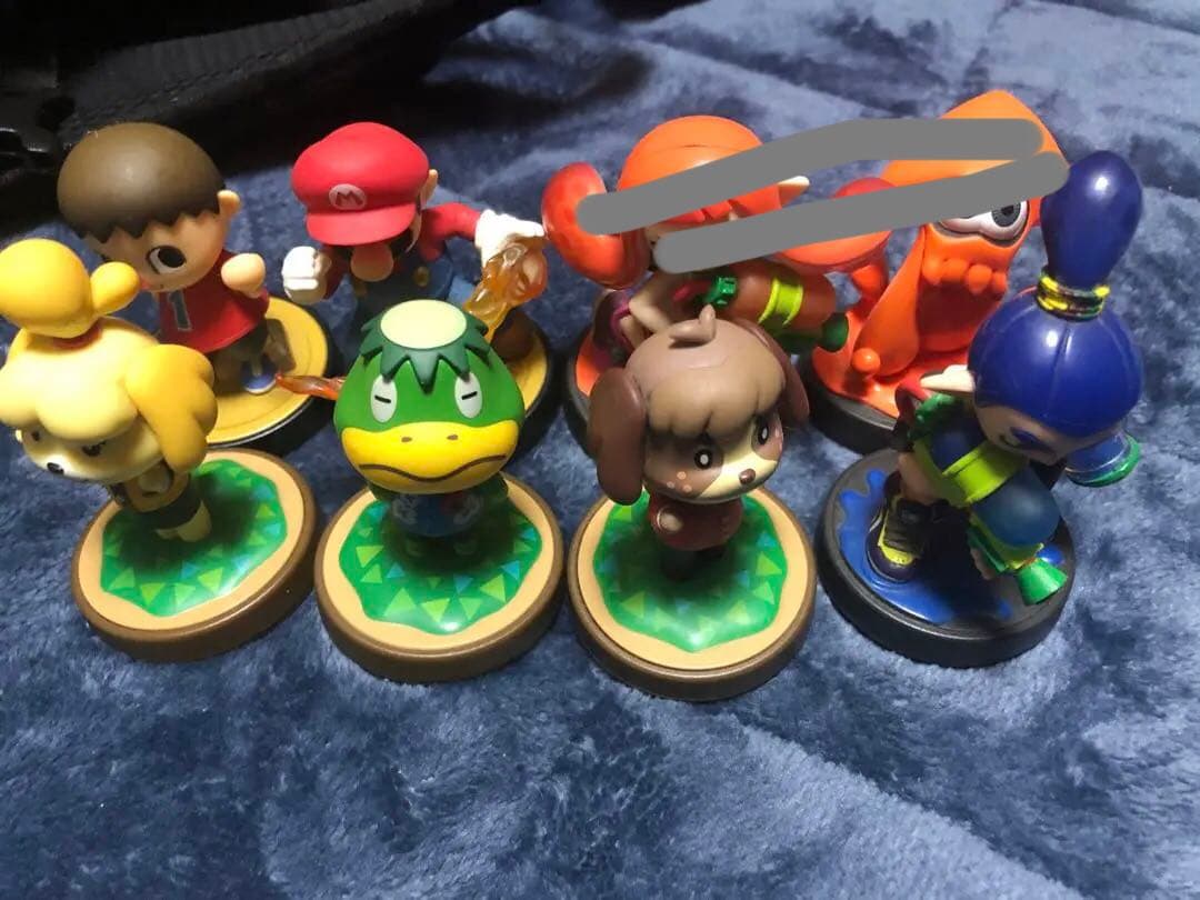 amiibo 6種　スプラトゥーン　スマブラ　どうぶつの森