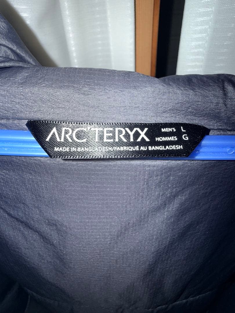 ARC'TERYX ATOM LT HOODY メンズ L グレー　アトムlt