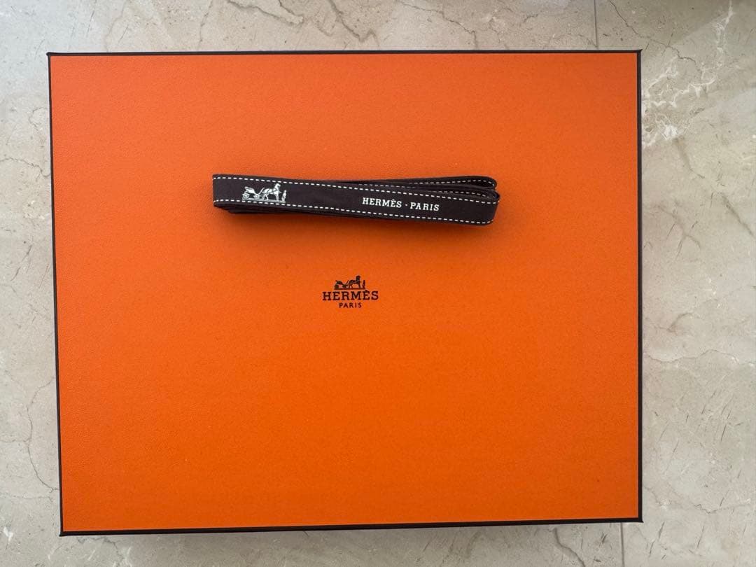 新品未使用　エルメス　ゲストタオル　≪ステアーズ≫ オレンジ
