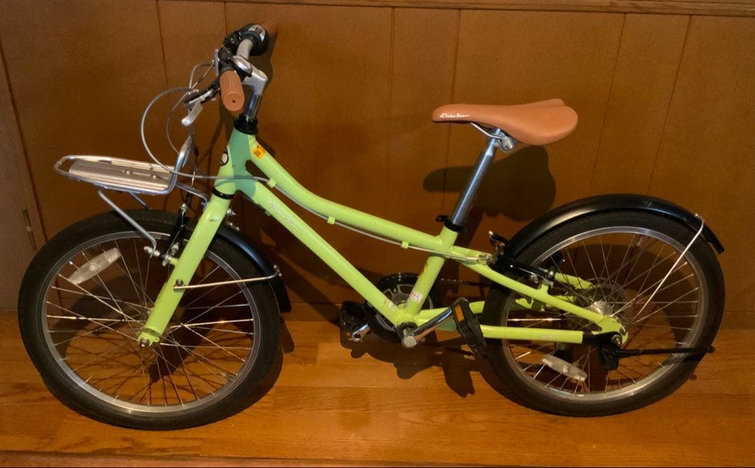 手渡限定asson 子供用自転車 16inchライムグリーン