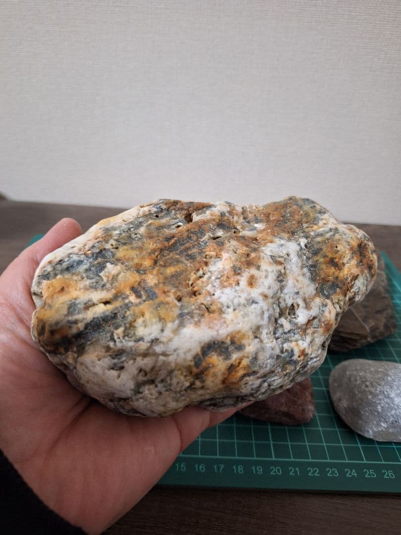 今回限り！徳島県産！カラフル水槽用石６個セット　阿波青石　チャート