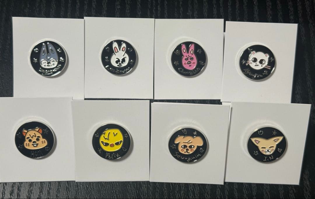 Straykids スキズ 展覧会 エキシビジョン バッチ 8セット