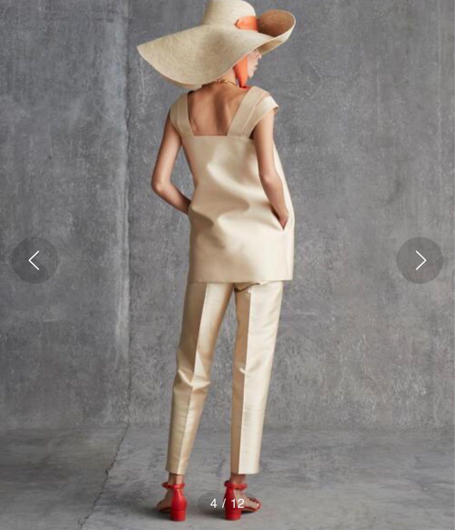 ＜Drawer（ドゥロワー）＞ ウールシルクミカドキャミソールブラウス