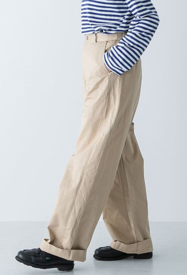 かぐれ　『ユニセックス』ハイカウントチノパンツ