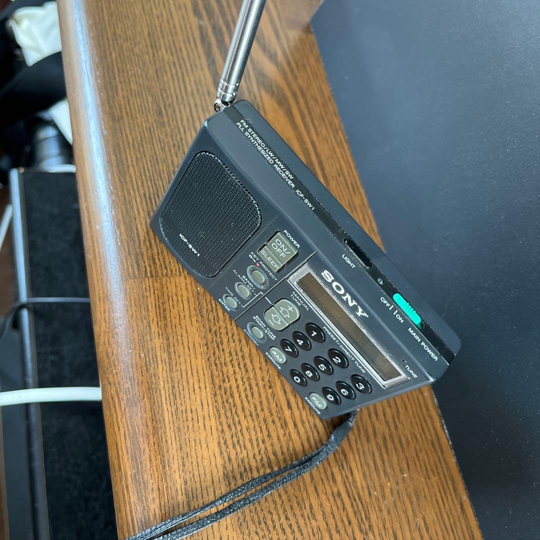 【中古】SONY ICF-SW1 ラジオ FMステレオ/LW/MW/SW
