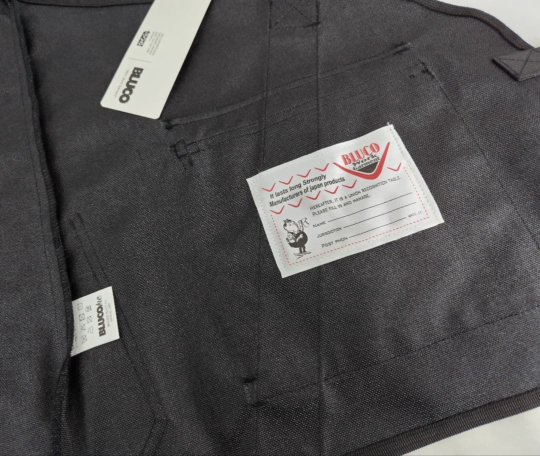 ブルコ/ブリックナイロン ユーティリティーベスト(BLK)サイズF