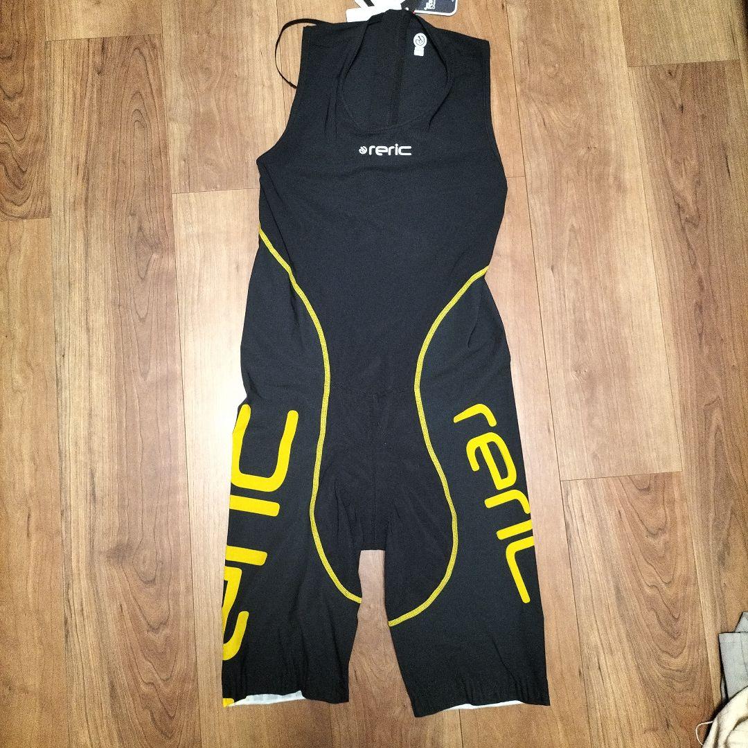 新品 メンズM レリック RERIC トライアスロン レース スーツ 黒黄