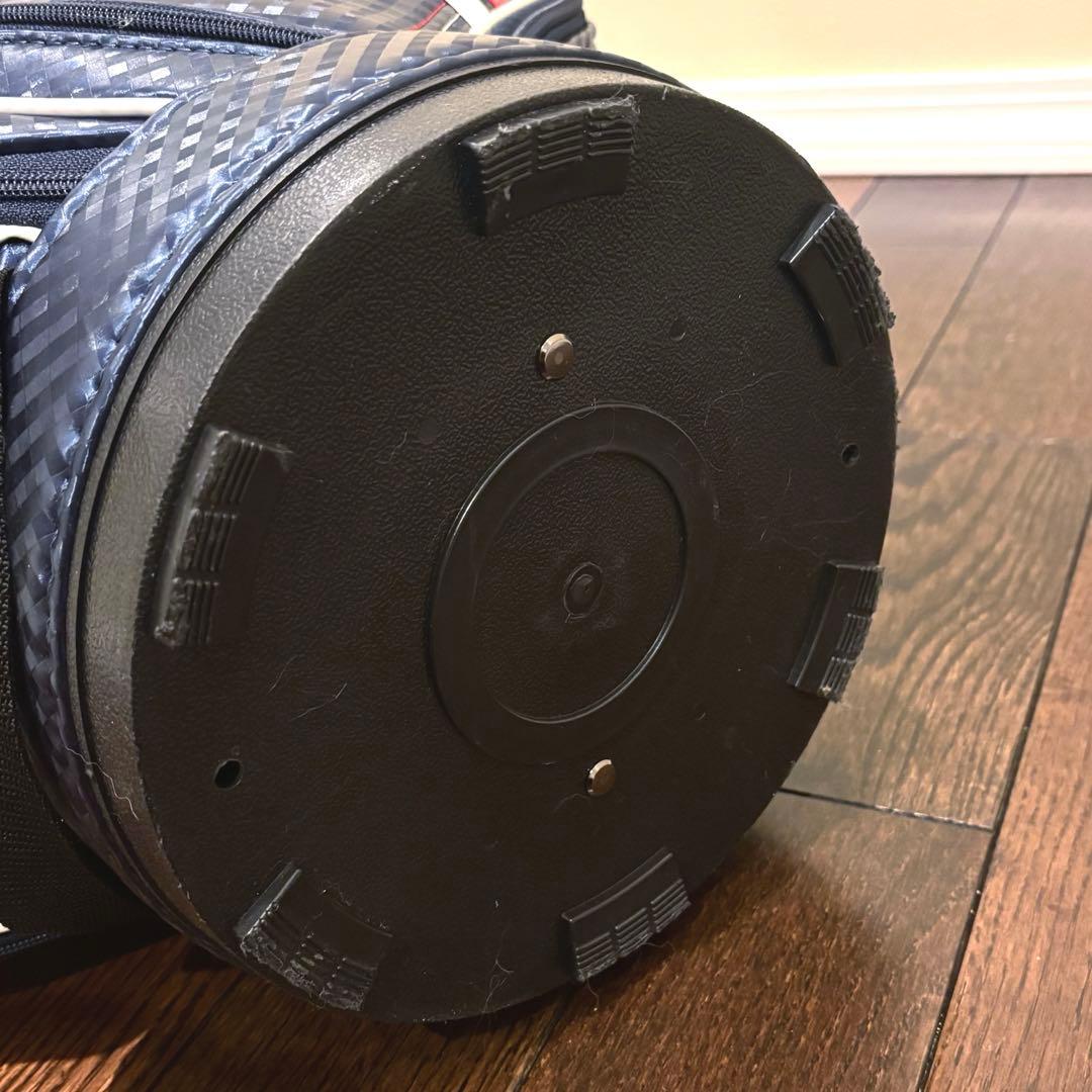 【美品‼︎】XXIO ネイビー ゴルフバッグネームプレート付き