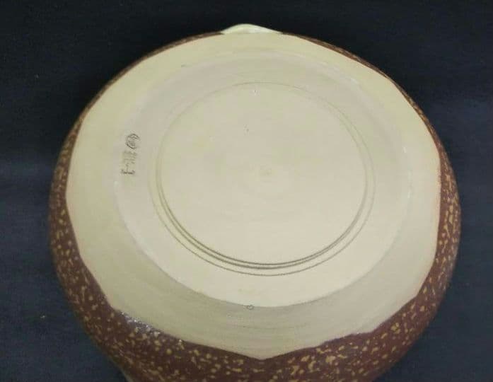 茶道具 水指 高取 尻張 亀井楽山 裏千家 鵬雲斎 箱書 味楽 弟