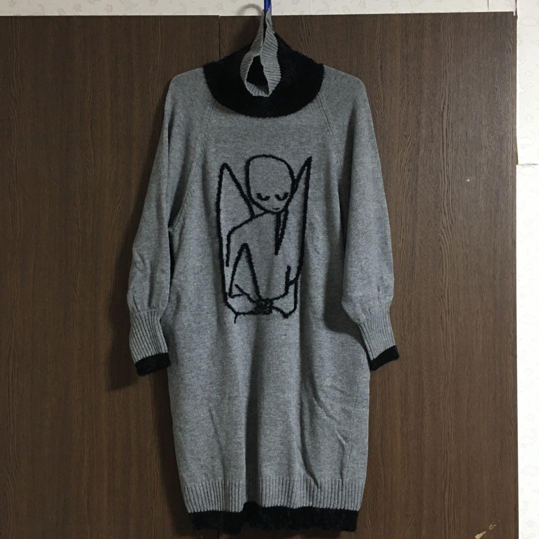 クレー天使ニットワンピース　フラボア