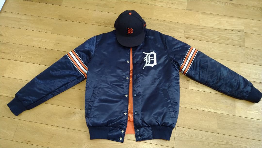 スターター　MLB タイガース スタジャン＆ニューエラセット