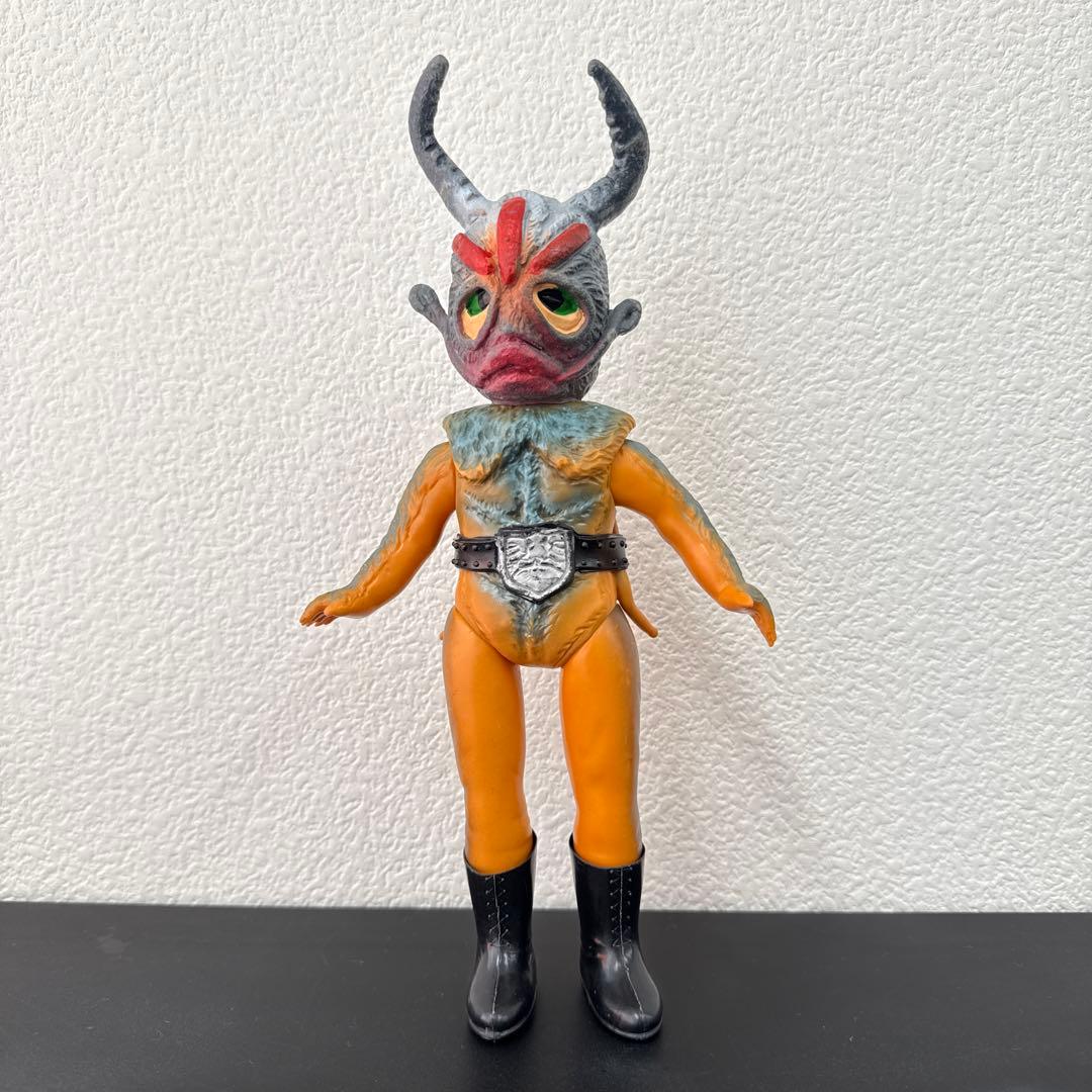 当時物　旧バンダイ　仮面ライダー　怪人　地獄サンダー　ソフビ